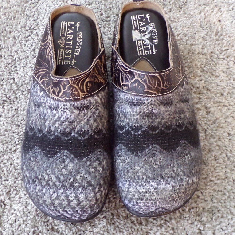 Spring step Gray clogs 36 - Picture 6 of 14